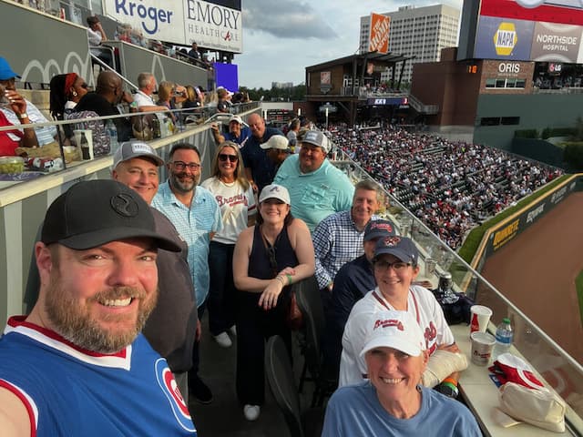 Client appreciation event at the Atlanta Braves game